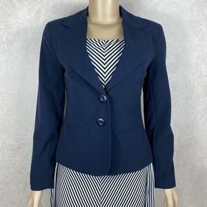 AGB Navy Two Button Blazer Size 2
